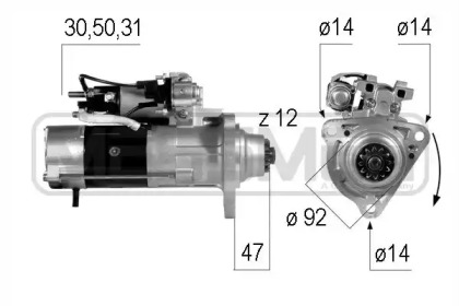 Стартер MESSMER 220563