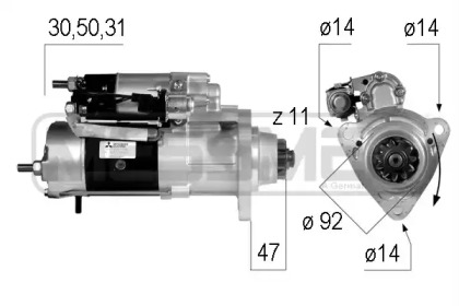 Стартер MESSMER 220567