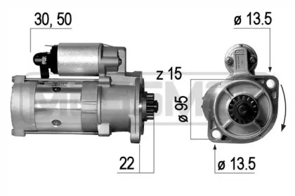 Стартер MESSMER 220578