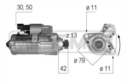 Стартер MESSMER 220590