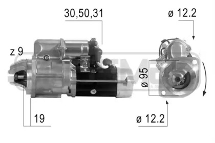 Стартер MESSMER 220624