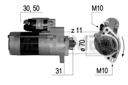 Стартер MESSMER 220642