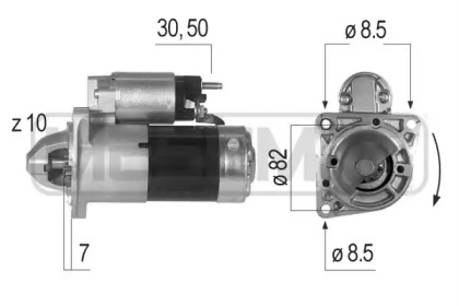 Стартер MESSMER 220643