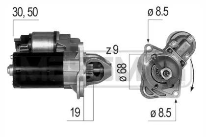 Стартер MESSMER 220648