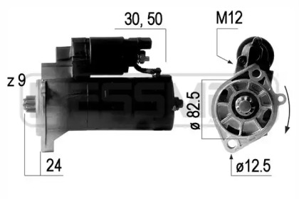 Стартер MESSMER 220651