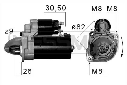 Стартер MESSMER 220663