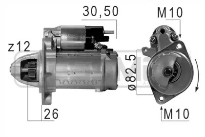 Стартер MESSMER 220671