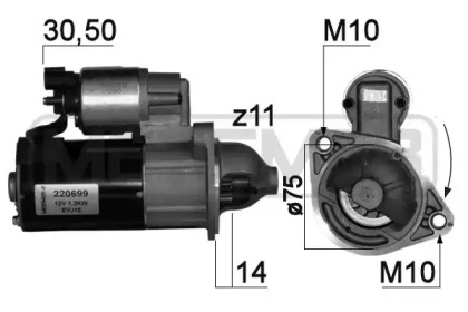 Стартер MESSMER 220699