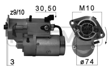 Стартер MESSMER 220703