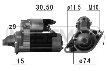 Стартер MESSMER 220708