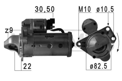 Стартер MESSMER 220712