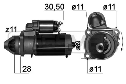 Стартер MESSMER 220731