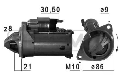 Стартер MESSMER 220732