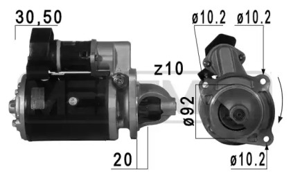 Стартер MESSMER 220737