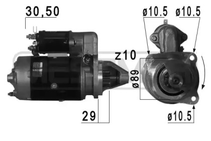 Стартер MESSMER 220741