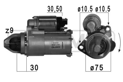 Стартер MESSMER 220742