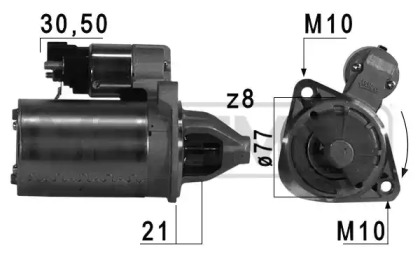 Стартер MESSMER 220744