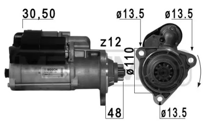 Стартер MESSMER 220749