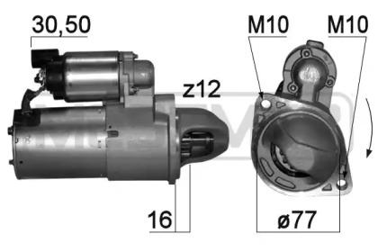 Стартер MESSMER 220761