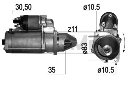 Стартер MESSMER 220820