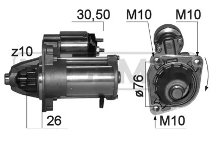 Стартер MESSMER 220843