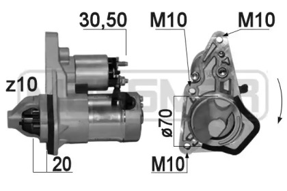 Стартер MESSMER 220846