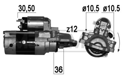 Стартер MESSMER 220866