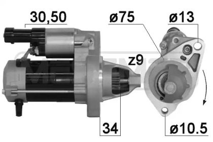 Стартер MESSMER 220881