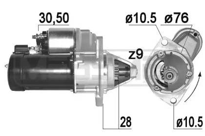 Стартер MESSMER 220887