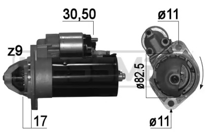 Стартер MESSMER 220889