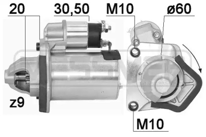 Стартер MESSMER 220895