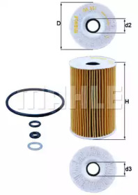 Фильтр KNECHT OX 351D