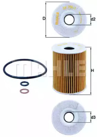 Фильтр KNECHT OX 355/3D