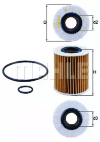 Фильтр KNECHT OX 413D1