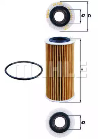 Масляный фильтр KNECHT OX 835D