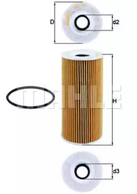 Масляный фильтр KNECHT OX 366D