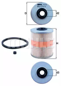 Фильтр KNECHT KX 206D