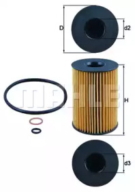 Масляный фильтр KNECHT OX 353/7D