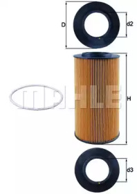 Масляный фильтр KNECHT OX 434D