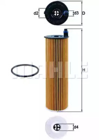 Масляный фильтр KNECHT OX 823/6D