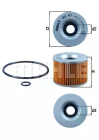 Фильтр KNECHT OX 61D