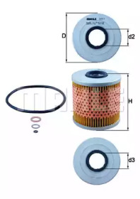 Масляный фильтр KNECHT OX 91D