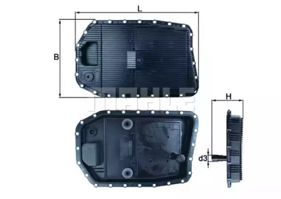 Гидрофильтр, автоматическая коробка передач KNECHT HX 154