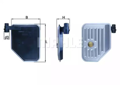 Гидрофильтр, автоматическая коробка передач KNECHT HX 156