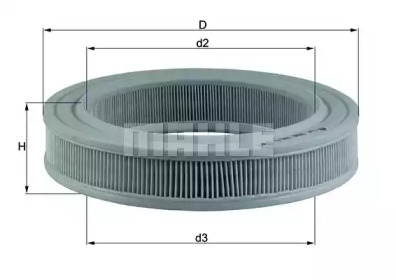 Воздушный фильтр KNECHT LX 386