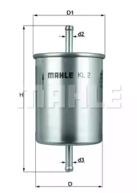 Топливный фильтр KNECHT KL 2