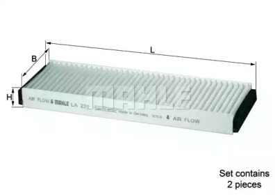 Фильтр KNECHT LA 239/S