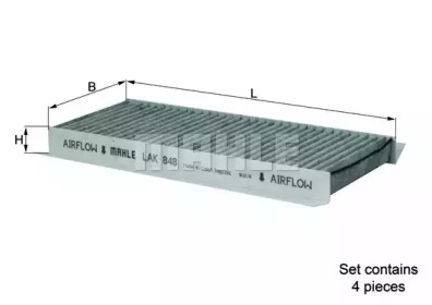 Фильтр KNECHT LAK 848/S