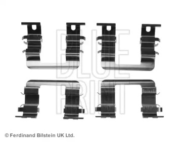 Комплектующие, колодки дискового тормоза BLUE PRINT ADG048604