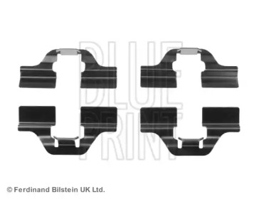 Комплектующие, колодки дискового тормоза BLUE PRINT ADV1848601